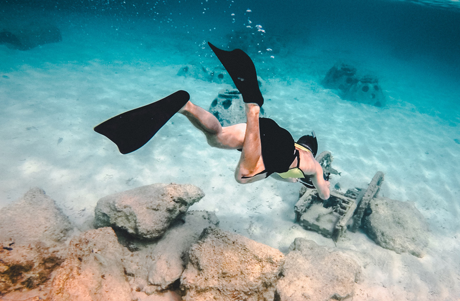 snorkelling